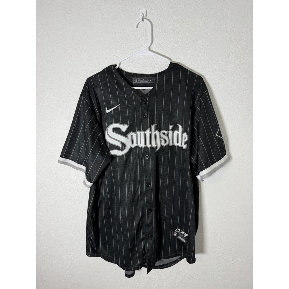 Chicago White Sox Jersey Mens L Southside Black MLB Baseball Tim Anderson Nike
